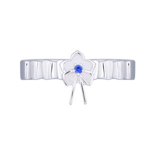 未闻花名面码戒指 那朵花本间芽衣子S925银首饰二次元动漫周边