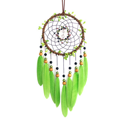 纯手工编织捕梦网房间挂饰