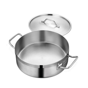 全新德国工艺高端火锅清汤煮锅涮锅电磁炉打边炉锅羊肉锅送汤漏勺