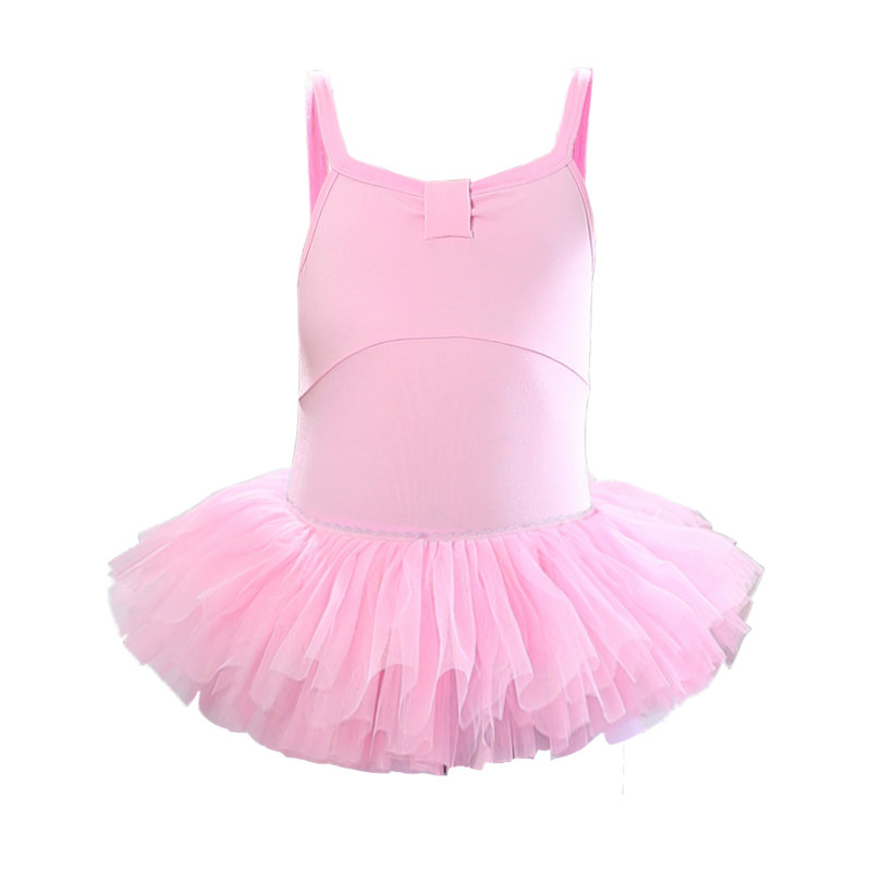 儿童舞蹈服秋冬季女童练功服蓬蓬裙女孩跳舞服长袖芭蕾舞裙演出服