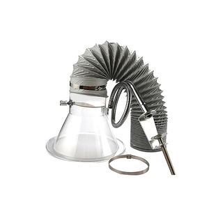 焊锡吸烟罩喇叭口大型流水线抽烟吸风口喇叭罩接管2.5寸3寸4寸