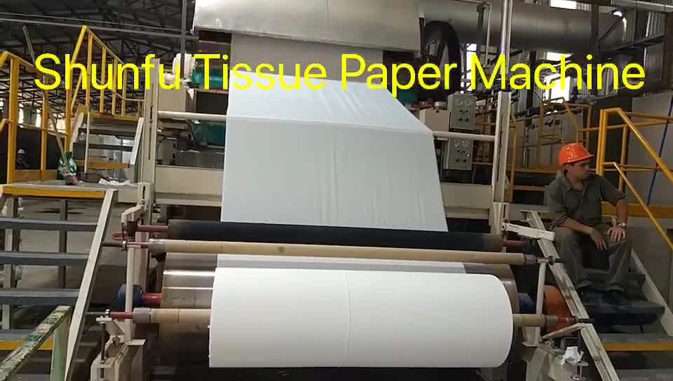New Tissue Paper Machine For Small Business 2018 Hot Sale Waste Paper