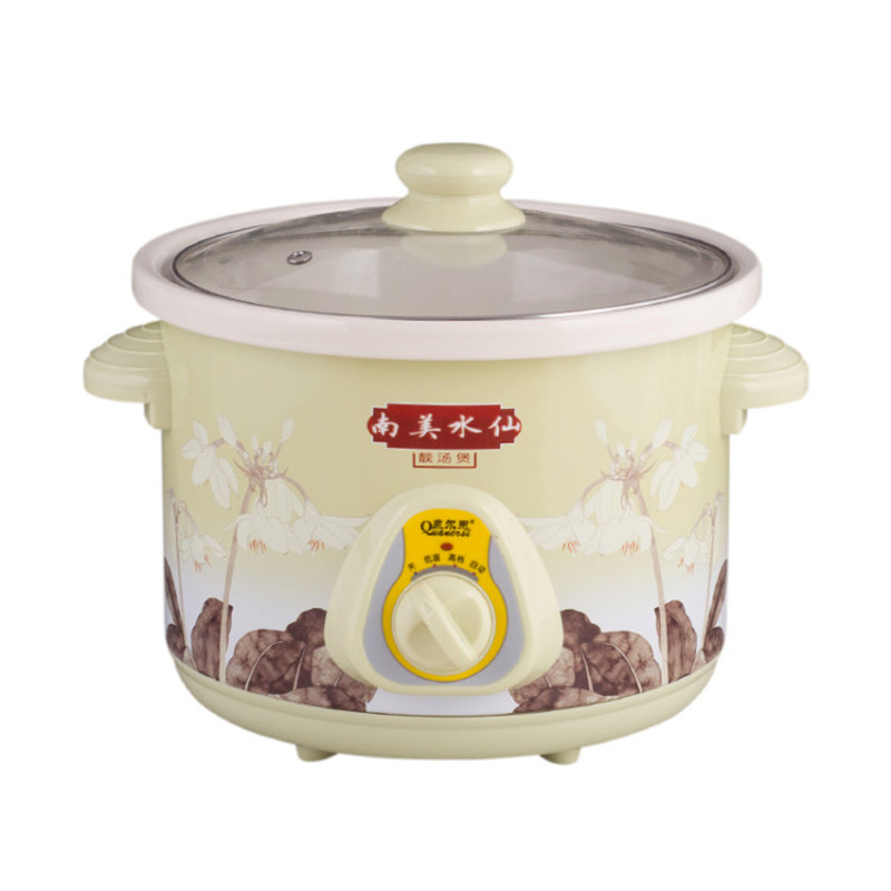 全自动泉尔思白瓷煲汤锅煮粥神器