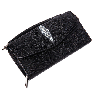 新款泰国珍珠鱼皮手提包手包商务时尚女包欧美风气质斜跨单肩包