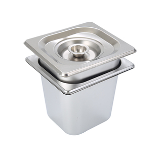 不锈钢盆长方形方盆份数盆方盒盒带盖盆子分数盘餐麻辣烫分菜盒子