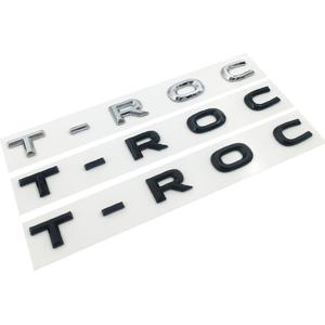 大众探歌字母标T-ROC带英文字母装饰贴 后尾箱下面改装车标贴进口