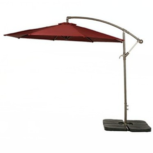 香蕉伞庭院阳台摆摊岗亭别墅户外遮阳防大雨侧立吊伞配件大全伞布