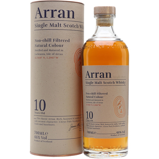 新包装 艾伦10年苏格兰低地单一麦芽威士忌 Arran 10 Year Old