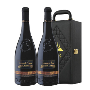 法国阿尔岱雪维瓦莱山坡干红葡萄酒红酒AOC南部罗纳河谷