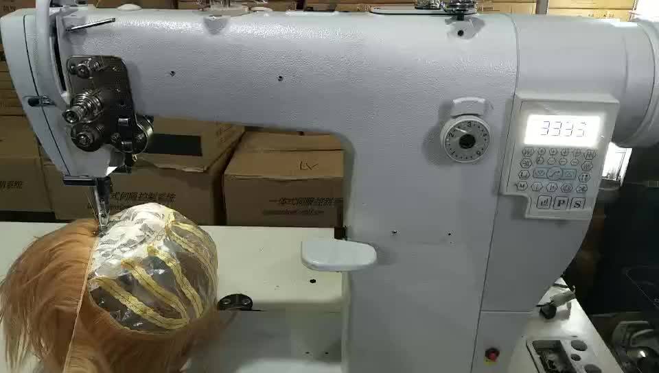 Dt8811w Single Needle Computerized Post Bed Industrial Hair Wig Making