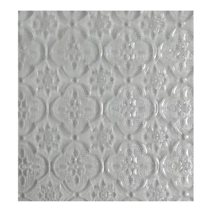 厂家直销定制压花玻璃海棠花隔断平板满洲窗彩色艺术钢化老式超白