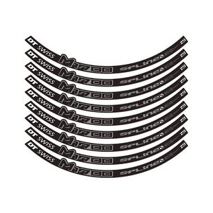 山地车DT SWISS M1700 29寸轮组贴纸自行车装饰刀圈贴纸防水防晒