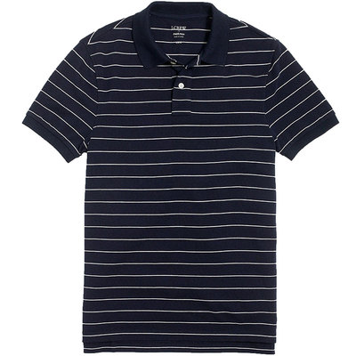 polo网眼海魂风斑马jcrew翻领衫
