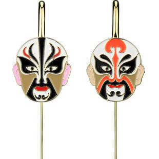 京剧人物脸谱书签中国风工艺特色礼品送老外北京特产故宫旅游纪念