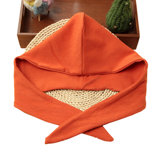 新款男女宝宝帽子纯棉挡风帽护耳套头帽儿童全棉配衣帽保暖秋冬季