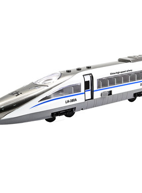 火车高铁和谐号音乐灯光玩具车