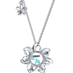 伊泰莲娜项链女 日韩流行简约向阳花时尚链项链 送女友礼物