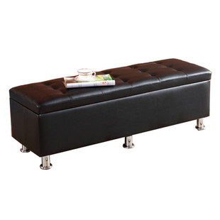 时尚试换鞋凳长沙发凳储物箱收纳柜床尾凳服装鞋店小皮凳子可定做