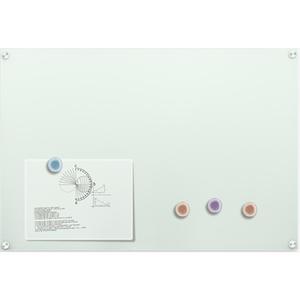 得力钢化玻璃白板挂式写字板黑板墙家用儿童磁性可擦涂鸦办公室培训会议记事板教学白班书写悬挂看板支架式