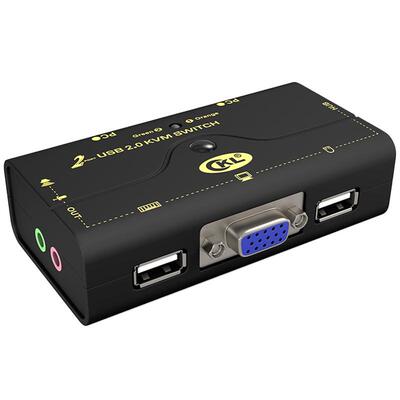 vga切换器多电脑kvm2口usb鼠标拖