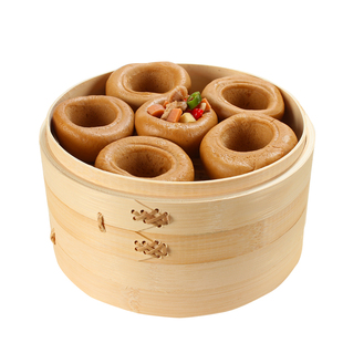 雪霸王窝窝头玉米荞麦包杂粮窝窝面食10个/袋240g