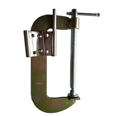 公园改装卡河沿钓鱼支架竿 弓形卡子 钓鱼炮台支架G字夹G型夹