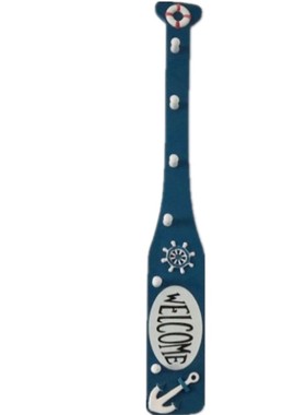 地中海风船桨渔网照片墙家居装饰