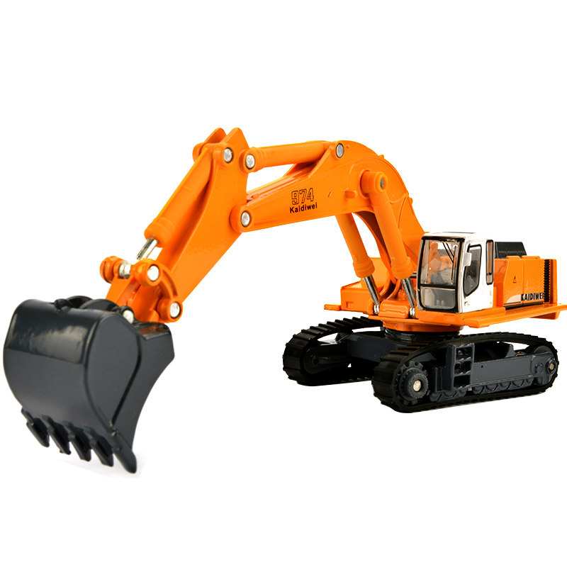 凯迪威 合金工程车 挖掘机模型 挖土机 儿童玩具汽车 工程车模型
