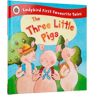 The Three Little Pigs 三只小猪 英文原版小初文学故事书 小飘虫童话读本Ladybird First Favourite Tales 大音
