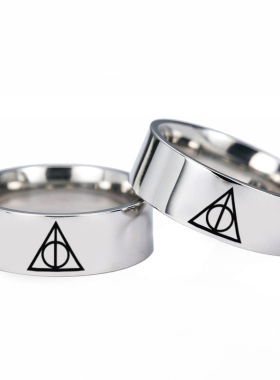 哈利波特钛钢魔法学院周边戒指