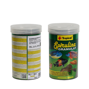 Tropical卓必客海水马慈鲷螺旋藻薄片颗粒素食饲料鱼粮卓比克包邮