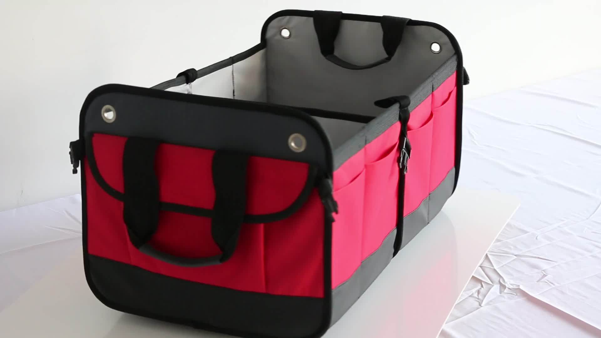 Universal Heavy Duty Waterproof Folding Organizer Tool Boxes Car Trunk