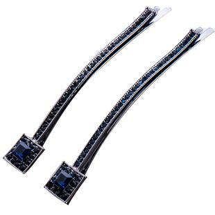 发卡头饰带钻精致一字夹发夹八字刘海气质边夹女侧边夹高级感韩国