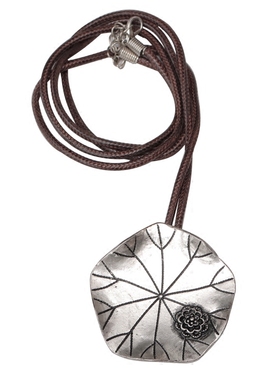 文艺复古做旧荷塘月色经典项链