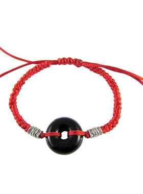 平安扣琉璃小瓶子扩香红绳手链