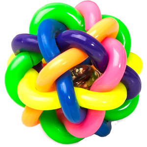 宠物用品训练泰迪狗球玩具小狗狗耐咬铃铛耐咬金毛弹力球猫磨牙