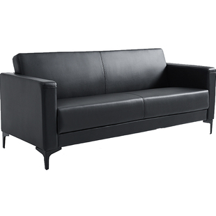 迪欧办公沙发简约现代商务会客洽谈接待室三人位沙发茶几组合套装