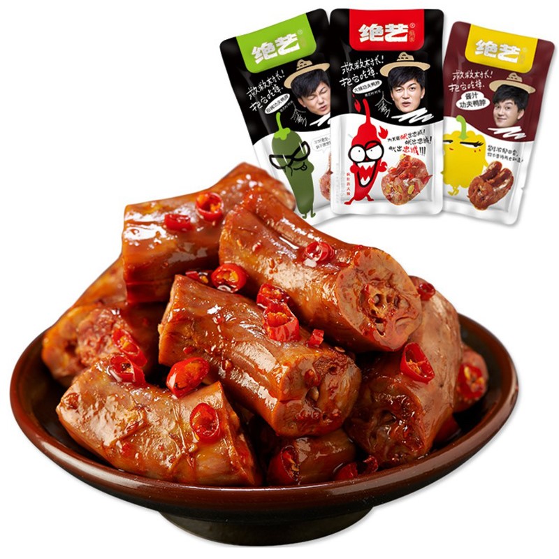 60包粒粒脖绝艺鸭脖辣么美味卤肉