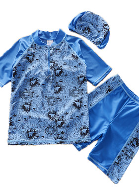 儿童防晒分体冲浪服温泉游泳衣
