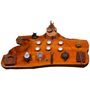 整块根雕实木大茶盘花梨木功夫茶具金丝楠木茶海排水茶托特价包邮