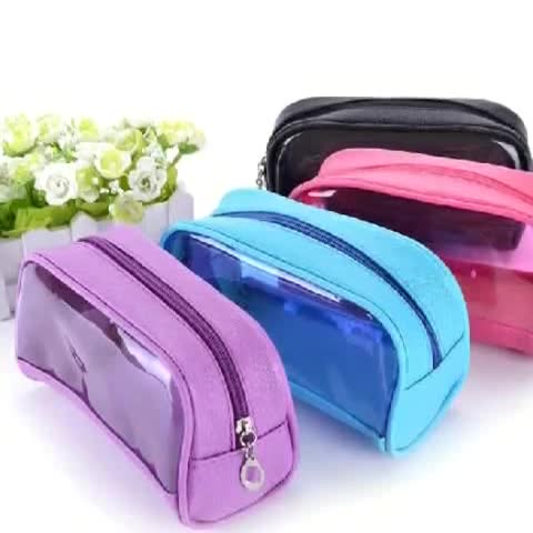 Makeup Pack Fashion Lightweight Zipper Clear Cosmetic Bag - Buy Clear ...