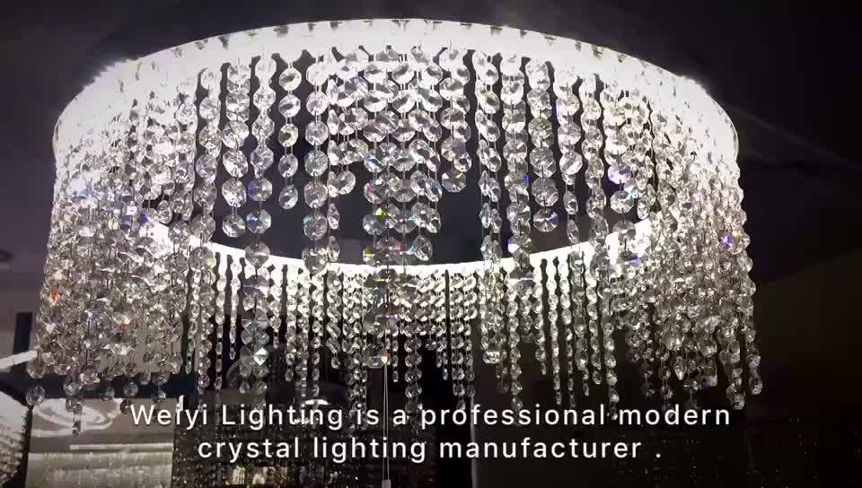 Good Big Round Crystal Lighting Chandelier Decorative Luxury Good Big Round Crystal Lighting Chandelier Decorative Luxury Led Light For Hotel Lobby