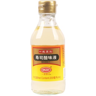 天禾出品一统原创寿司醋200ml小瓶寿司料理紫菜包饭用日式沙拉醋