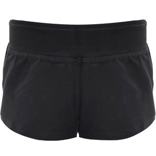 儿童舞蹈服三分裤女童专用黑色高腰芭蕾舞练功短裤平角打底安全裤