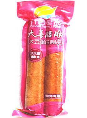 素食齐善斋菜素食套餐腊肠仿荤
