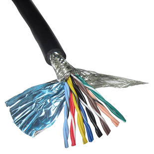 485双绞屏蔽线RVSP 2 4 6 8 10 12芯0.2/0.3/0.5平方通讯线 100米