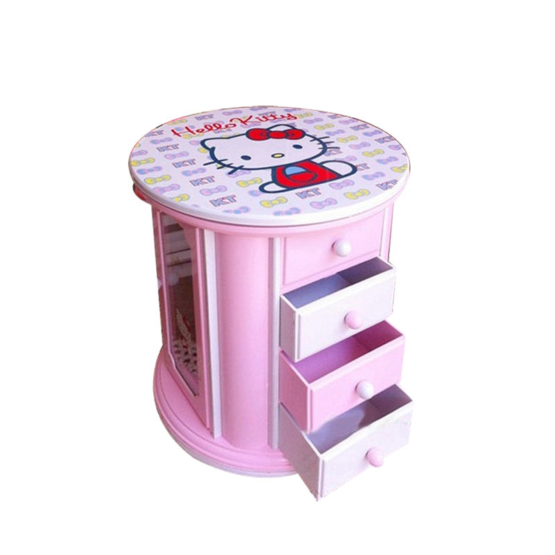 可爱韩国hello Kitty公主 欧式首饰盒收纳盒饰品盒儿童简约音乐盒