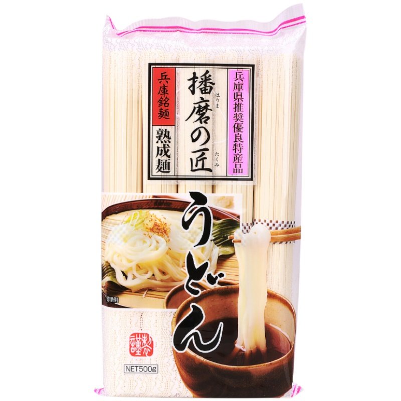 日本进口播州乌冬面方便面条500g