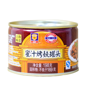 上海梅林蜜汁烤麸罐头198g*10罐即食四喜烤夫凉菜方便速食罐头