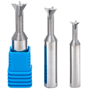 涂层燕尾铣刀合金燕尾刀头整体钨钢燕尾槽铣刀成型倒角刀45度60度